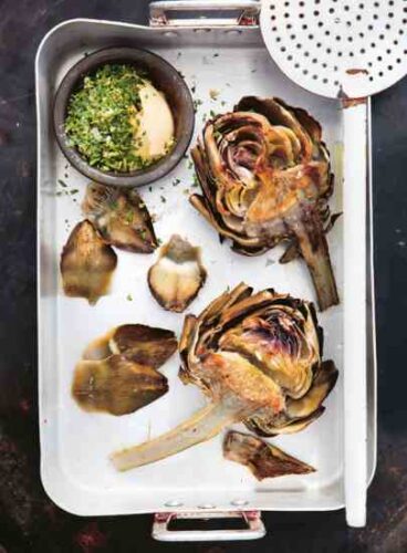 Grilled Artichokes Recipe with Gremolata